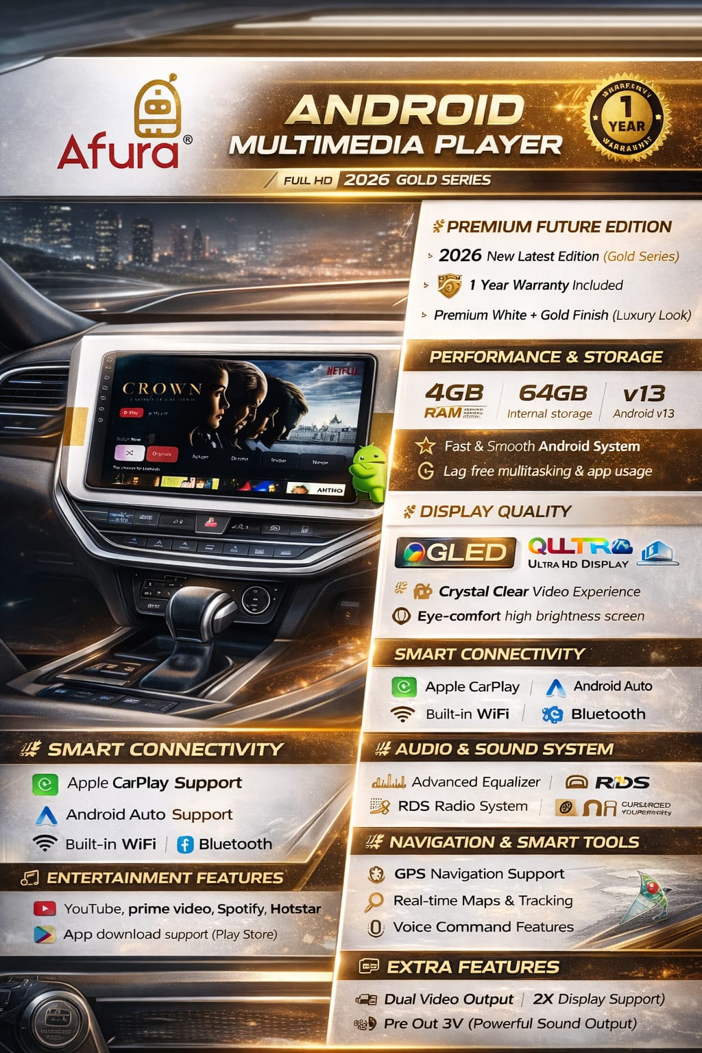 Android Multimedia Player 2026 Gold Series